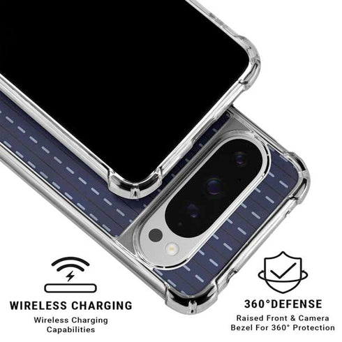 Japan Soccer Flag Google Pixel 10 Pro Clear Case